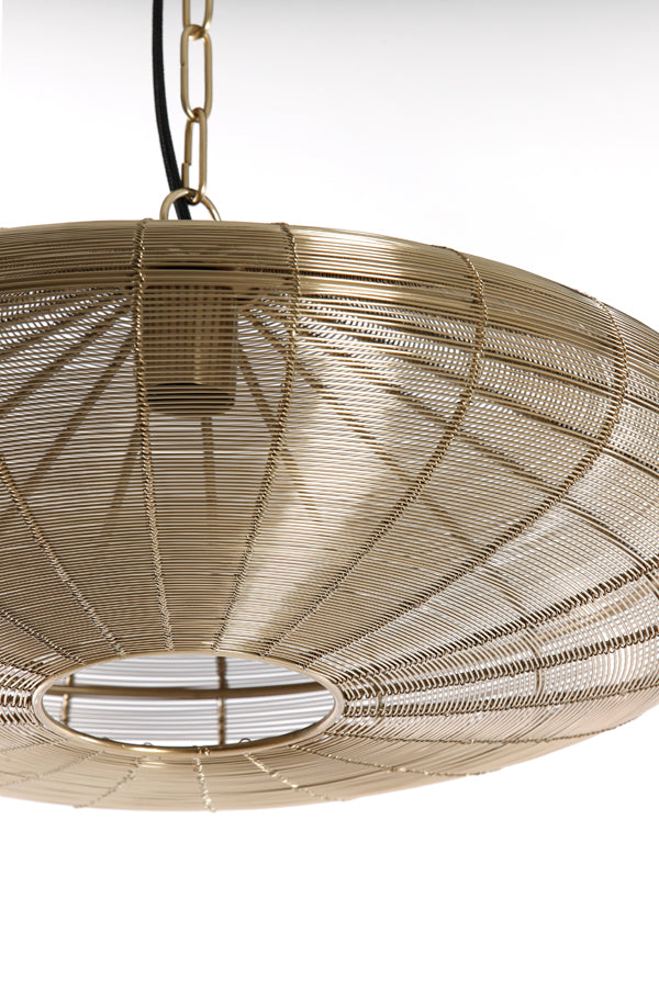 Light & Living Light&living Hanglamp Ø51x20 cm BAHOTO licht goud