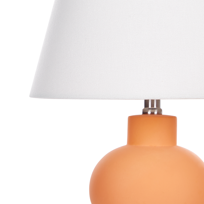 Beliani - FABILOS - Tafellamp - Oranje - Keramiek