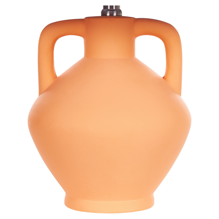 Beliani - LABRADA - Tafellamp - Oranje - Keramiek