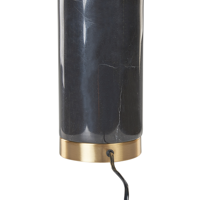Beliani - HONDO - Tafellamp - Zwart|Goud - Metaal