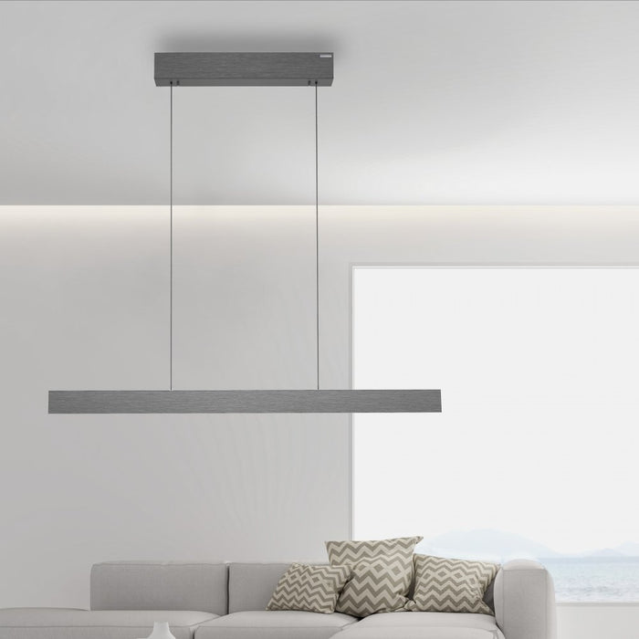 Neuhaus PURE® Hanglamp PURE E-MOTION Grey e-LIFT 120cm incl. Remote