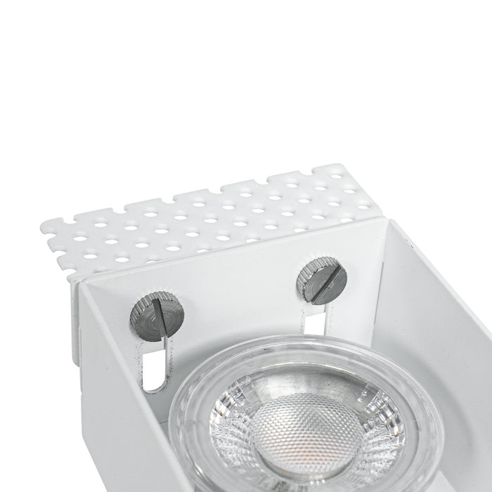 QAZQA Moderne inbouwspot wit GU10 trimless 2-lichts - Oneon