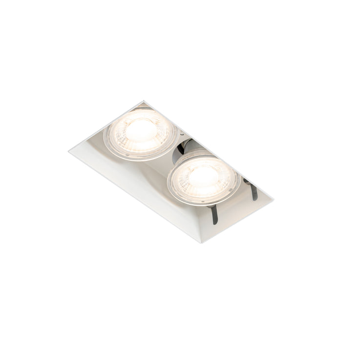 QAZQA Moderne inbouwspot wit GU10 trimless 2-lichts - Oneon