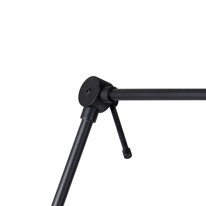 QAZQA Moderne wandlamp zwart verstelbaar - Blitz