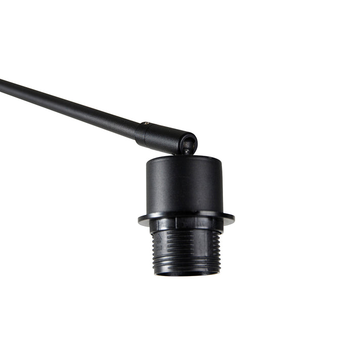 QAZQA Moderne wandlamp zwart verstelbaar - Blitz