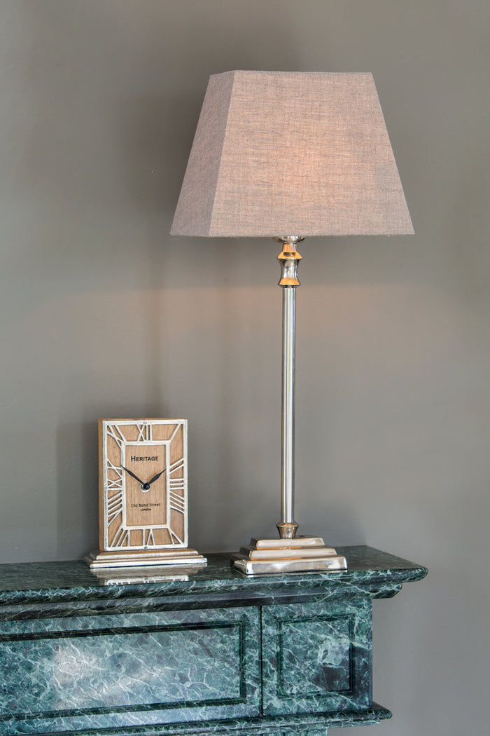 Light & Living Light&living Lampvoet 12x7,5x38 cm KOTA nikkel