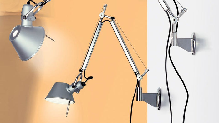 Artemide Tolomeo Micro Parete wandlamp retrofit zwart