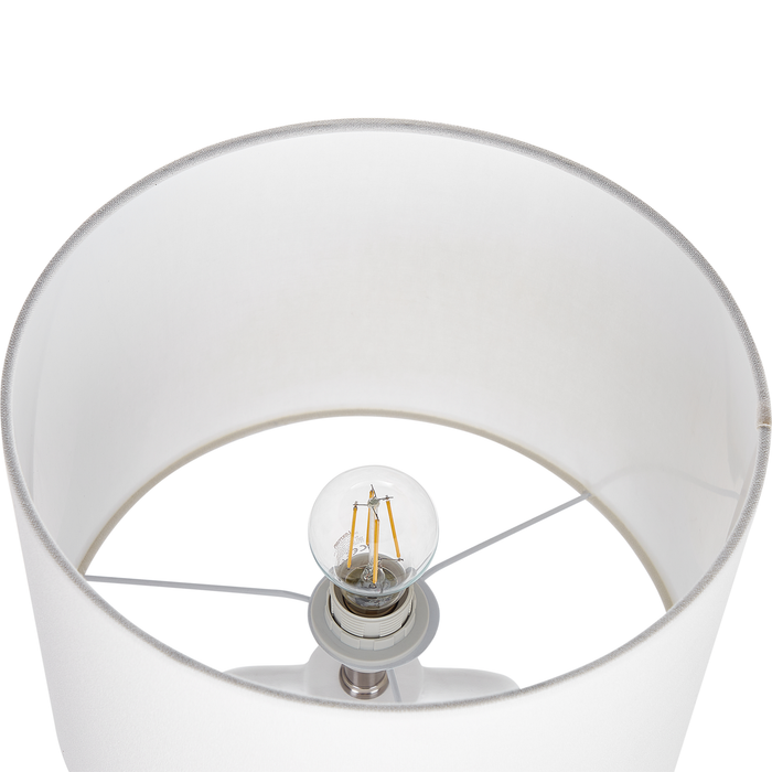 Beliani - LABRADA - Tafellamp - Wit - Keramiek