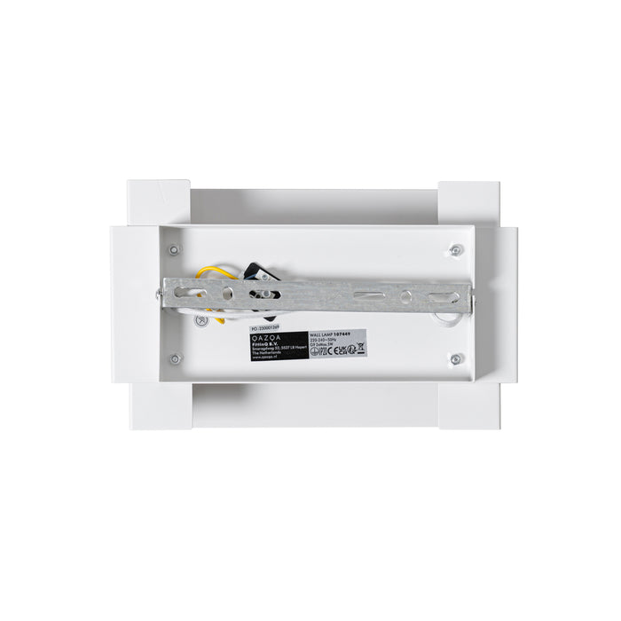 QAZQA Industriële wandlamp wit 2-lichts - Coen