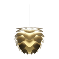 Umage Aluvia Medium hanglamp brushed brass - met koordset wit - Ø 59