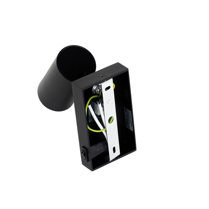 QAZQA Moderne wandlamp zwart verstelbaar met schakelaar - Jeana Luxe