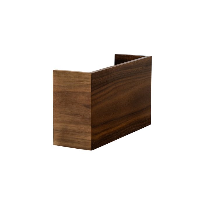 QAZQA Landelijke wandlamp walnoot hout - Otan