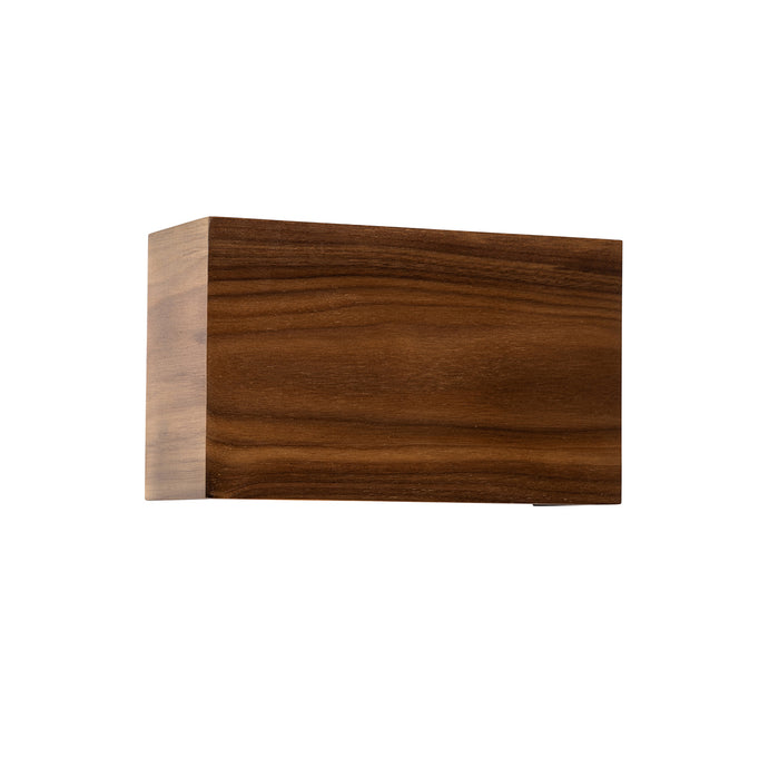 QAZQA Landelijke wandlamp walnoot hout - Otan