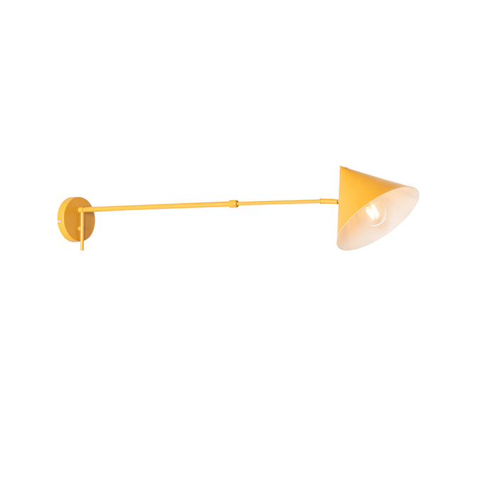 QAZQA Design wandlamp geel verstelbaar - Triangolo