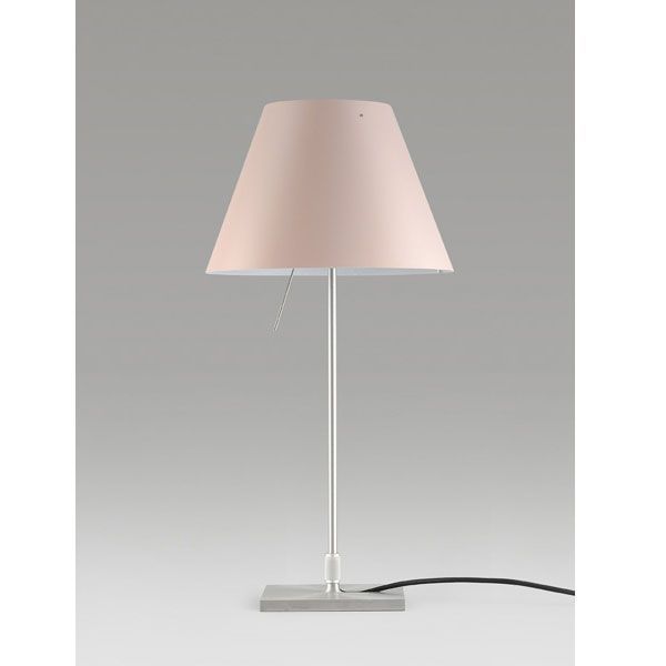Luceplan Costanzina tafellamp aluminium|Edgy Pink