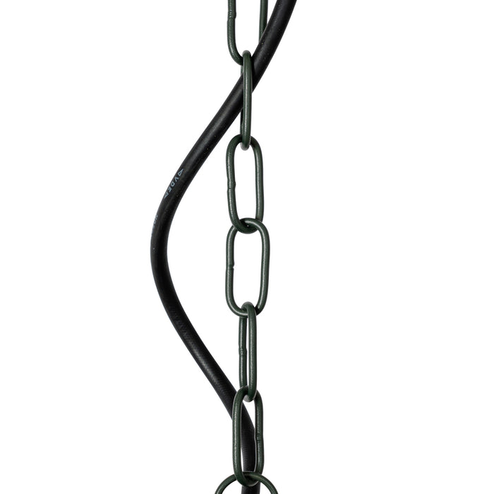 QAZQA Moderne buiten hanglamp donkergroen IP44 - Kansas