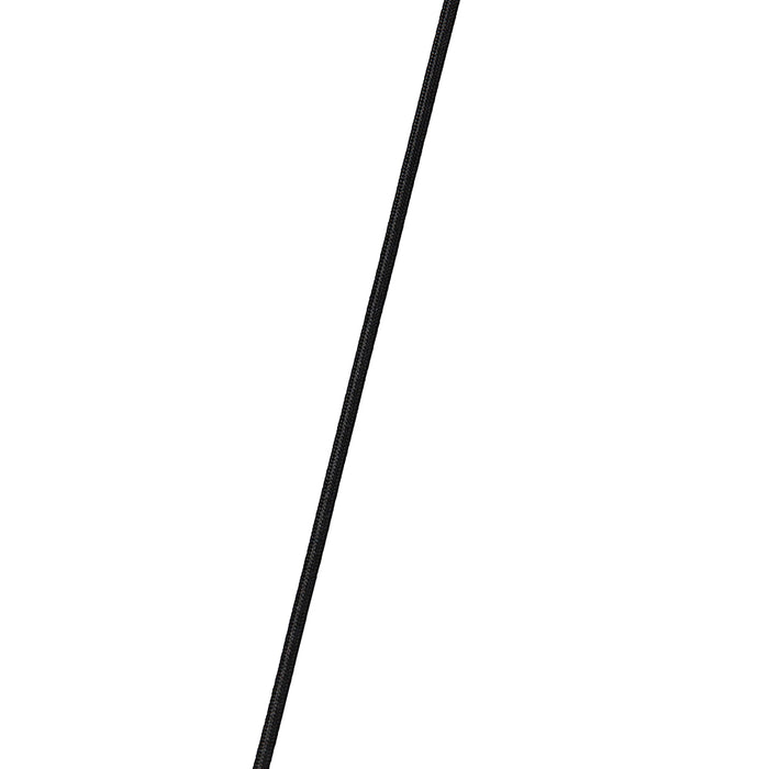 QAZQA Hanglamp zwart met goud en smoke glas ovaal 5-lichts - Zuzanna