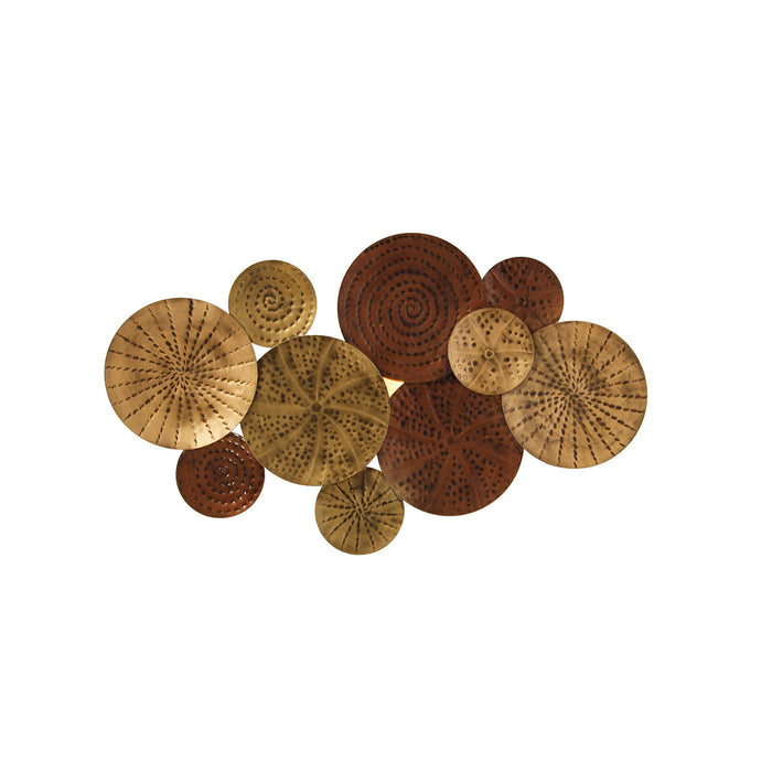 QAZQA Art Deco wandlamp antiek goud 71 cm - Kelly