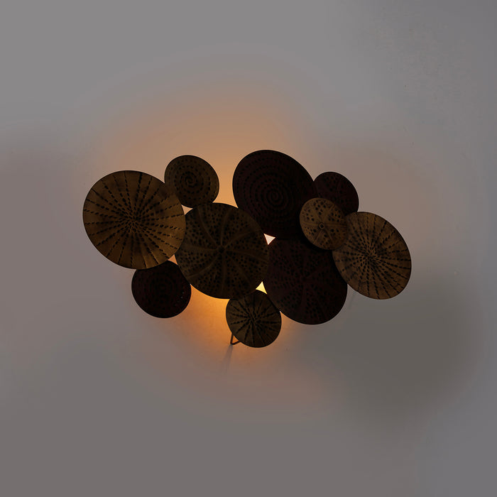 QAZQA Art Deco wandlamp antiek goud 71 cm - Kelly