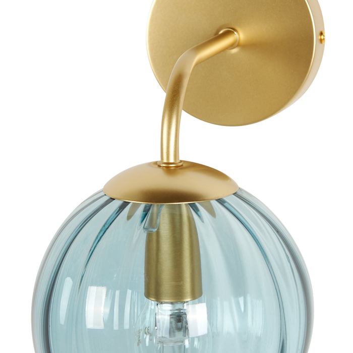 Beliani - BOOMI - Wandlamp - Blauw - Metaal