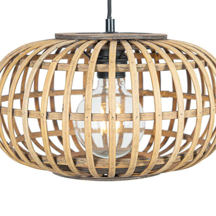 QAZQA Oosterse hanglamp bamboe 32 cm - Amira