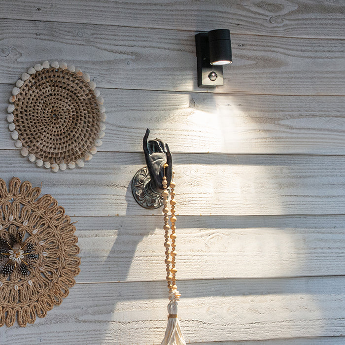 QAZQA Buitenwandlamp antraciet IP44 met bewegingssensor - Solo