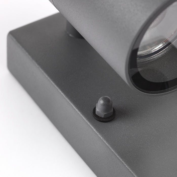 QAZQA Buitenwandlamp antraciet IP44 met bewegingssensor - Solo