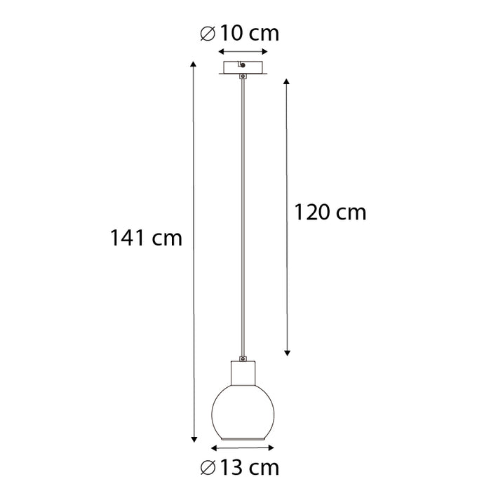 QAZQA Art Deco hanglamp zwart met smoke glas - Vidro