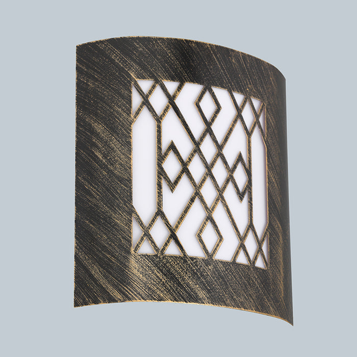 QAZQA Moderne buitenwandlamp roestbruin IP44 - Emmerald Classic