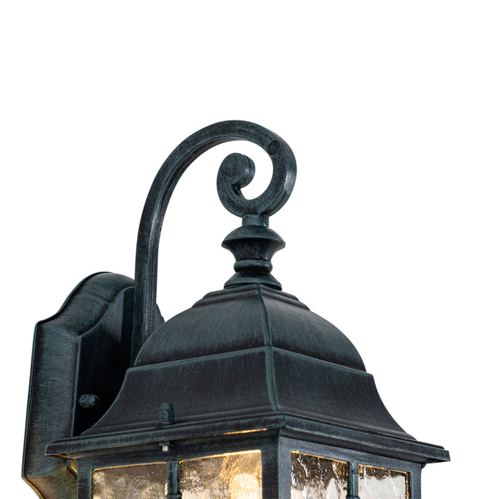 QAZQA Romantische buiten wandlantaarn antiek groen - London