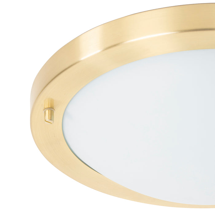 QAZQA Smart plafonnière goud 31 cm IP44 incl. Wifi A60 - Yuma