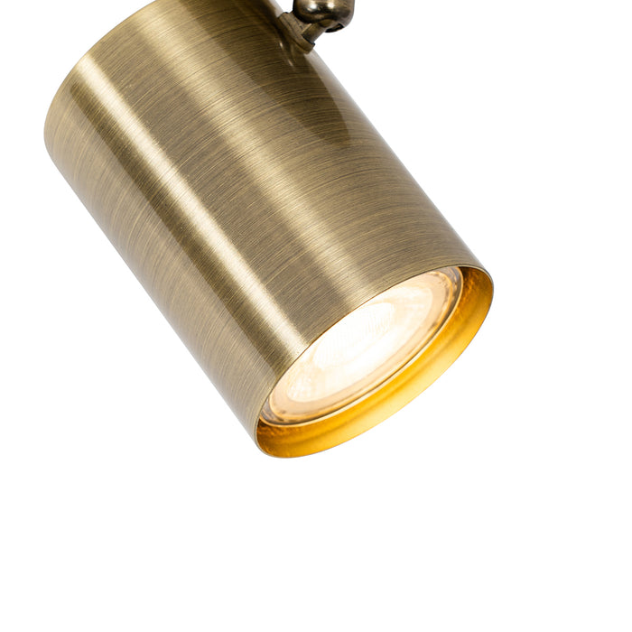 QAZQA Moderne spot brons verstelbaar vierkant - Jeana