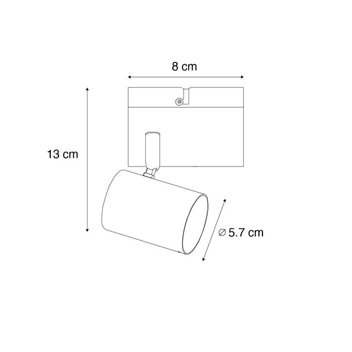 QAZQA Moderne spot brons verstelbaar vierkant - Jeana