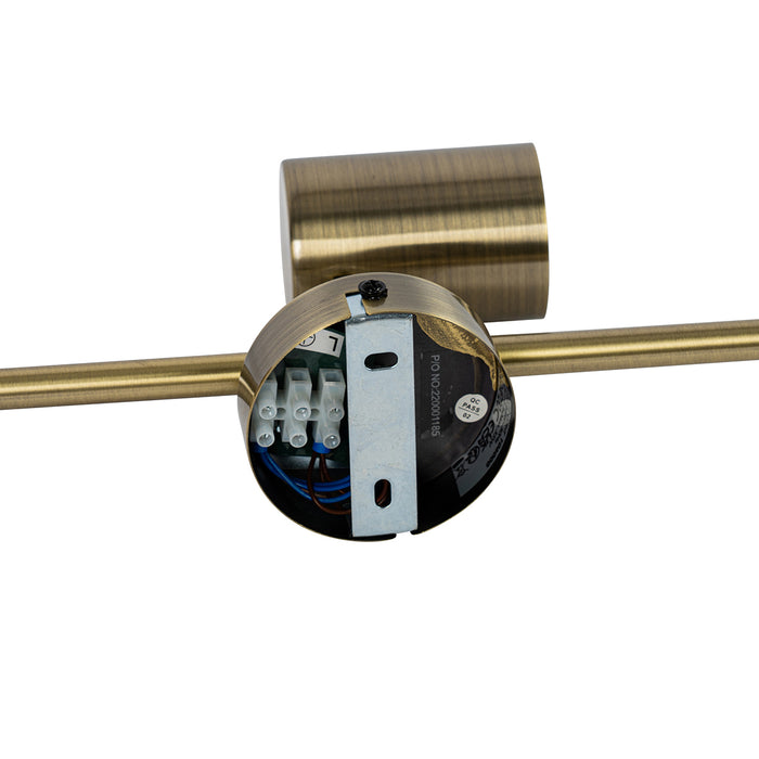 QAZQA Moderne spot brons kantelbaar 3-lichts - Jeana