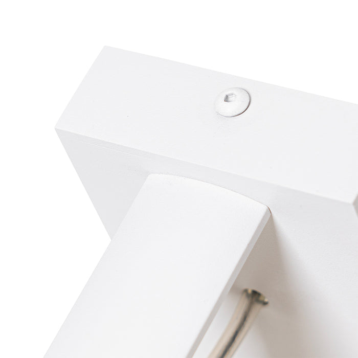 QAZQA Moderne plafondspot wit draai- en kantelbaar GU10 50mm - Master