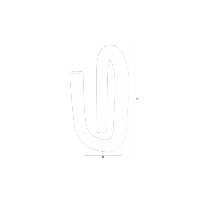 Zuiver Tubo Kandelaar Shiny Zilver L