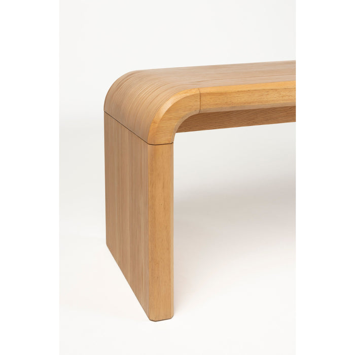 Zuiver Brave Eettafelbank Hout - Bruin