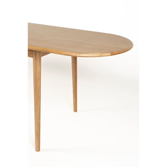 Zuiver Twist Uitschuifbare Eettafel 185|240x90 cm Eikenhout - Beige