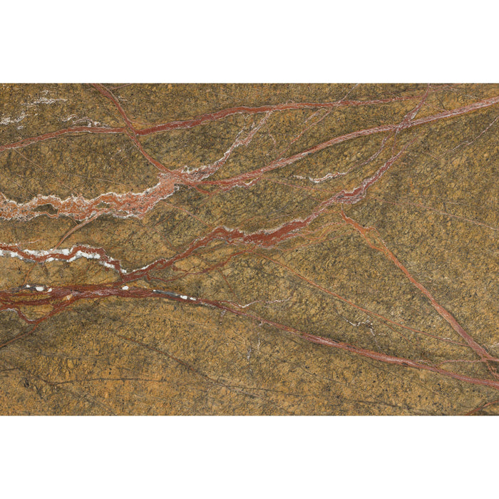 Dutchbone Satpura Bijzettafel Vierkant 31x31 cm Marmer Bruin