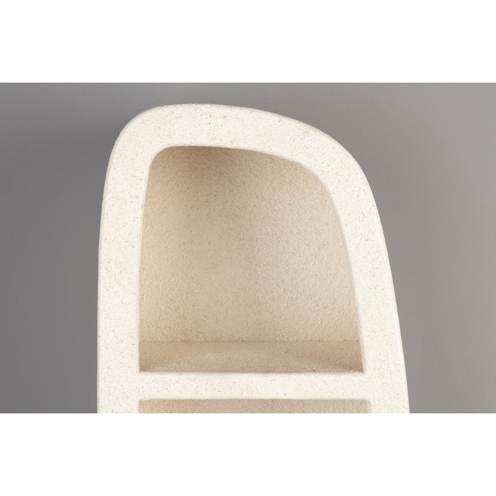 Dutchbone Veda Wandkast - Gerecycled Marmer - Beige - 3 Planken