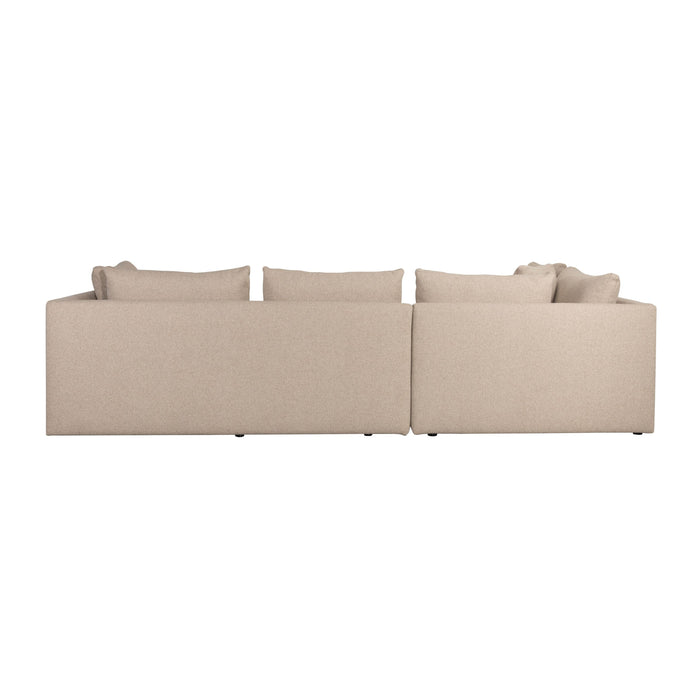 Zuiver Prosper Hoekbank Rechts Cappuccino| Beige