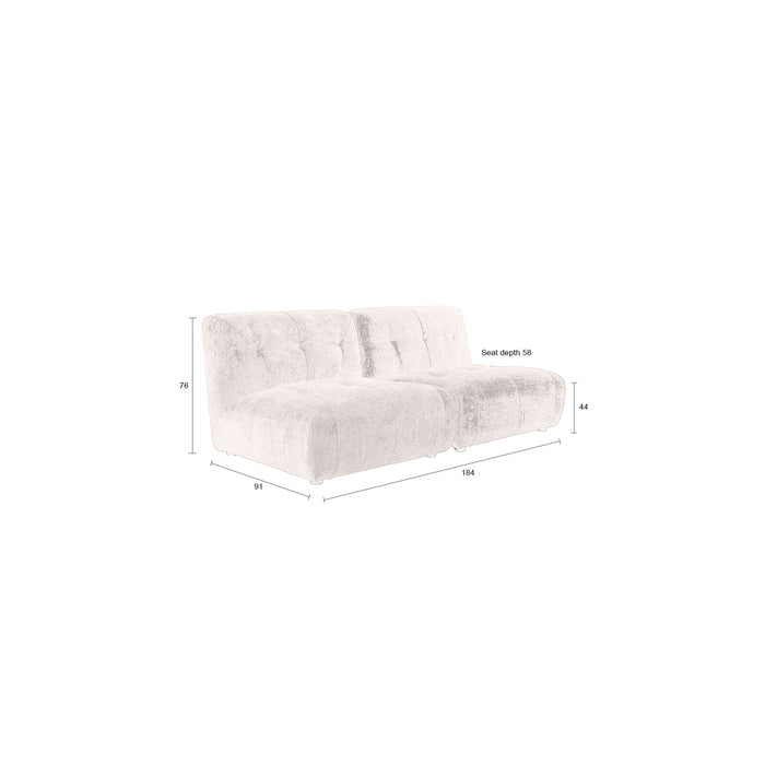 Dutchbone Giada Sofa 2-zits Plum - Paars
