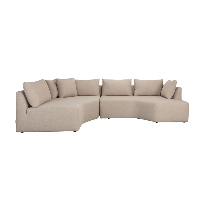 Zuiver Prosper Hoekbank Links Cappuccino| Beige