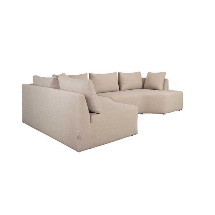 Zuiver Prosper Hoekbank Links Cappuccino| Beige