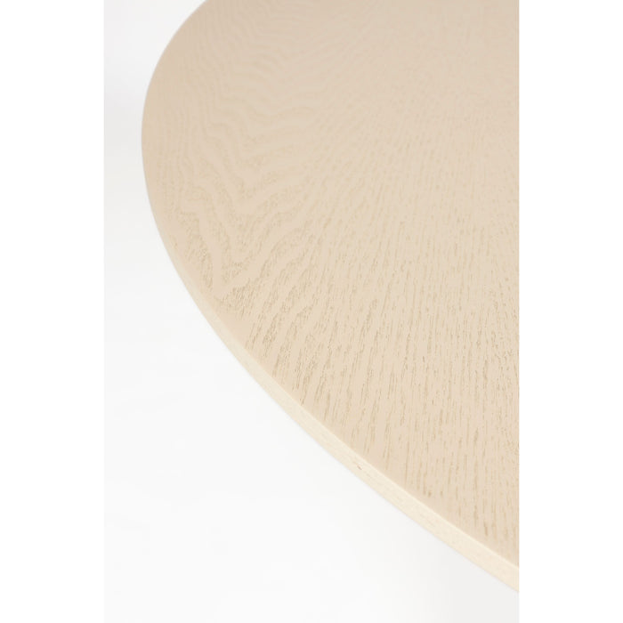 Zuiver Pilar Eettafel Rond100 cm Hout Beige