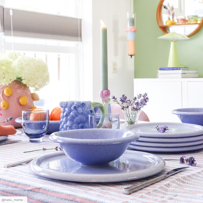 by fonQ Bold Kommen Blauw 4 st. - Ø 18 cm