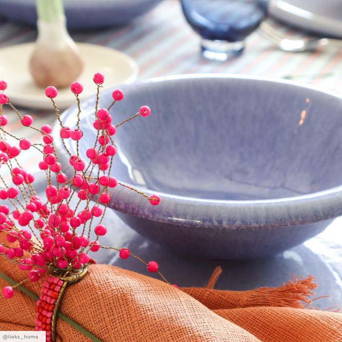 by fonQ Bold Kommen Blauw 4 st. - Ø 18 cm