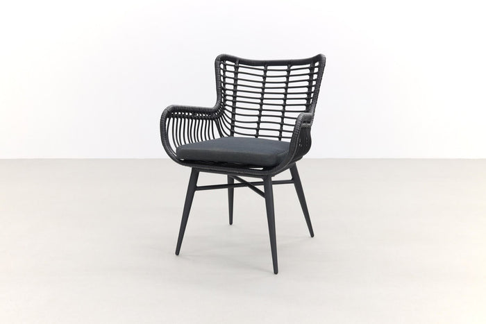 VDG Jasmine black|Rome grey 100 cm. - tuinset 5-delig