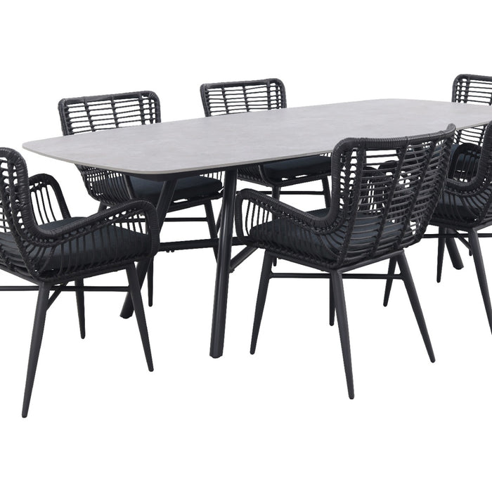 Hartman Jasmine|Benevento 240x110 cm. - Deens ovale tuinset