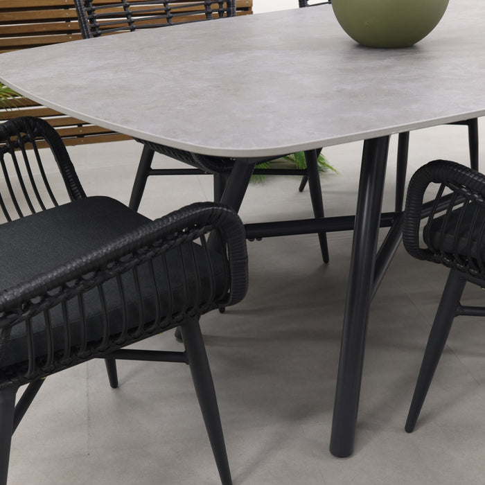 Hartman Jasmine|Benevento 240x110 cm. - Deens ovale tuinset